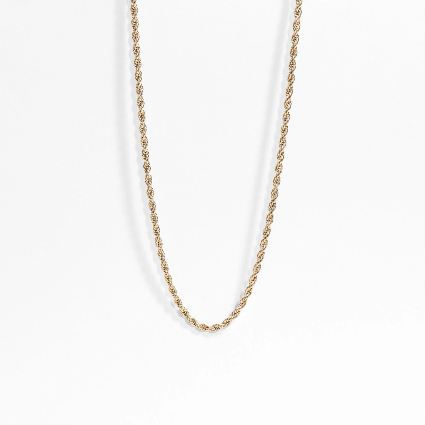 18K Gold PVD Rope Necklace