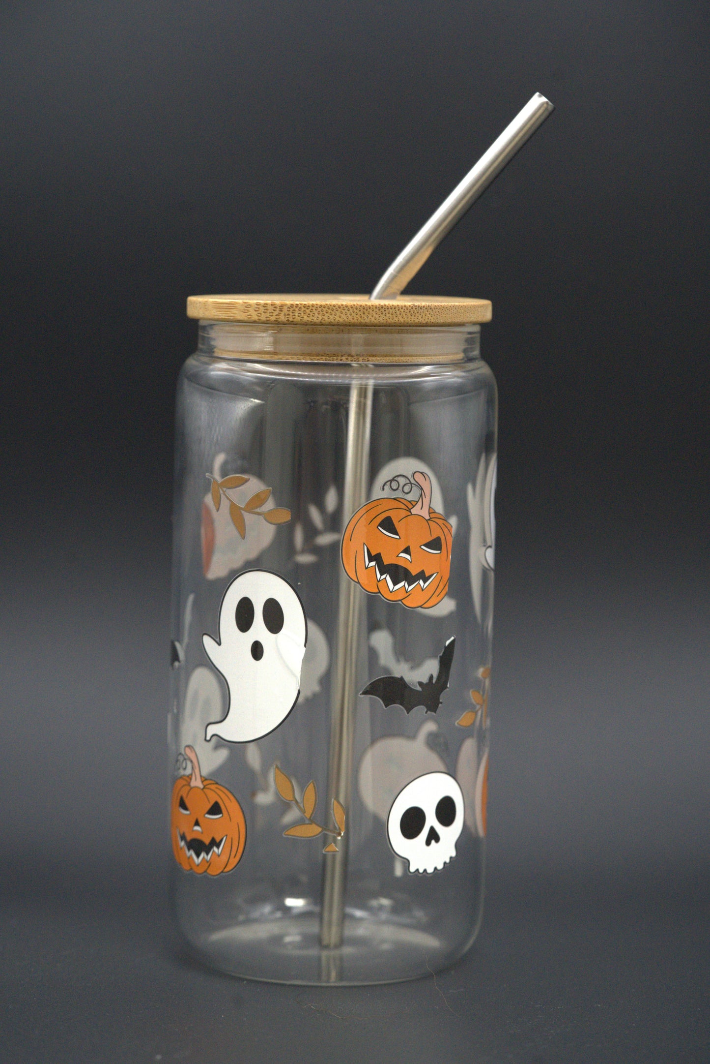 Ghost, Pumpkin & Skull Cup