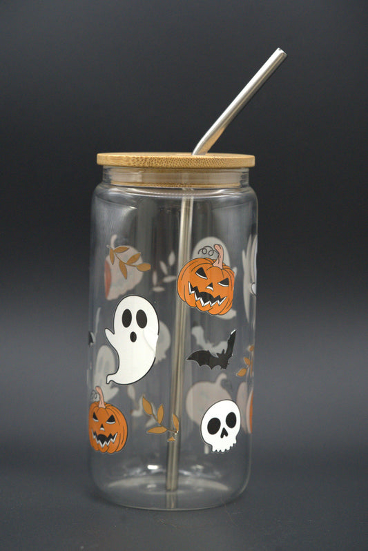 Ghost, Pumpkin & Skull Cup