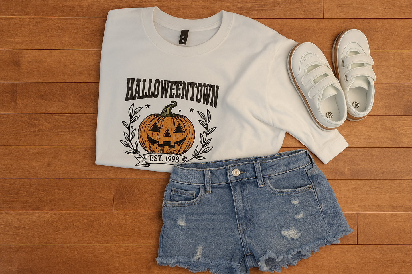 Halloweentown Pumpkin Graphic Long Sleeve