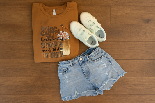 Iced Coffee Sarcasm Graphic Tee