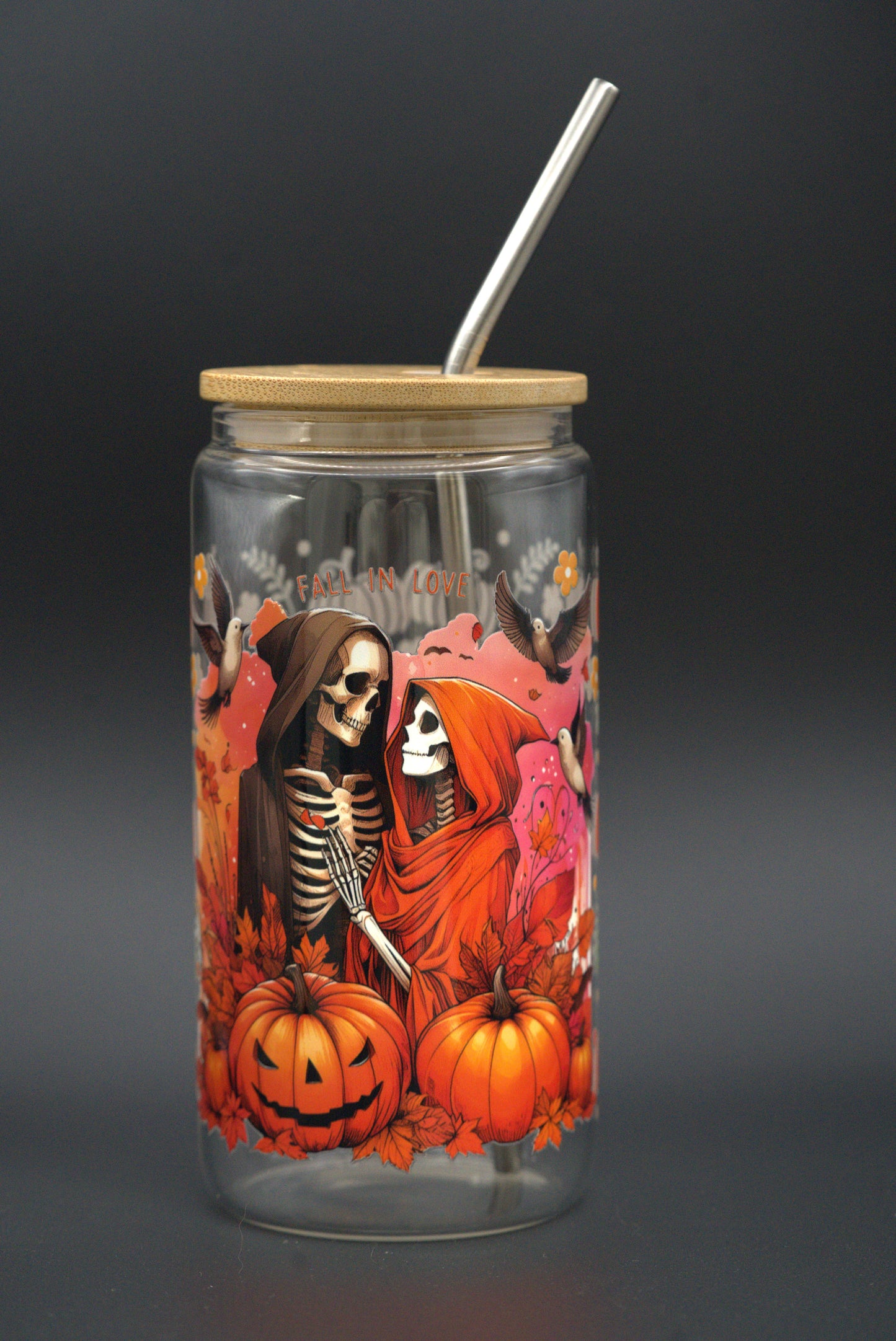 Fall In Love Skeleton Cup