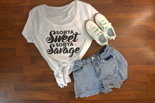 “Sorta Sweet, Sorta Savage” Graphic Tee